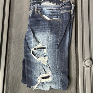 KanCan Dark Blue Distressed Skinny Jeans